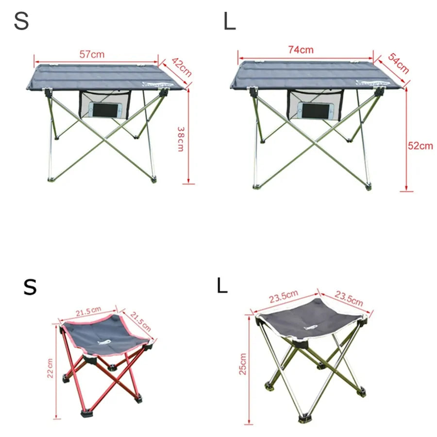 Camping Foldable Table and Chairs